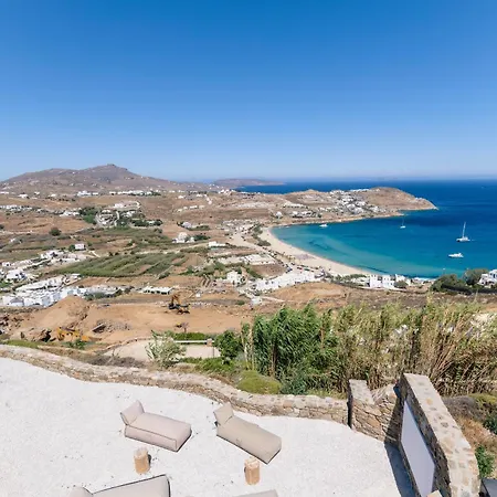 Villa Luxury With Stunning Views Above Kalo Livadi Ano Mera