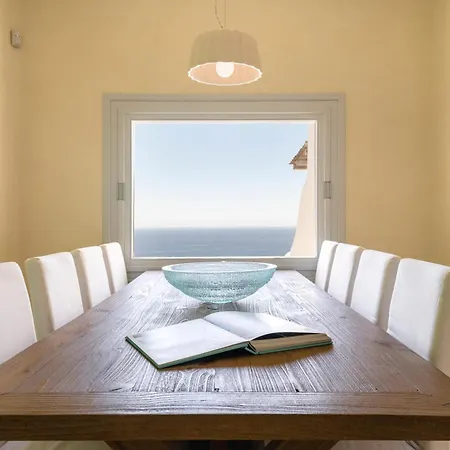 Villa Luxury With Stunning Views Above Kalo Livadi Ano Mera
