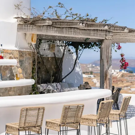 Luxury With Stunning Views Above Kalo Livadi אנו מרה