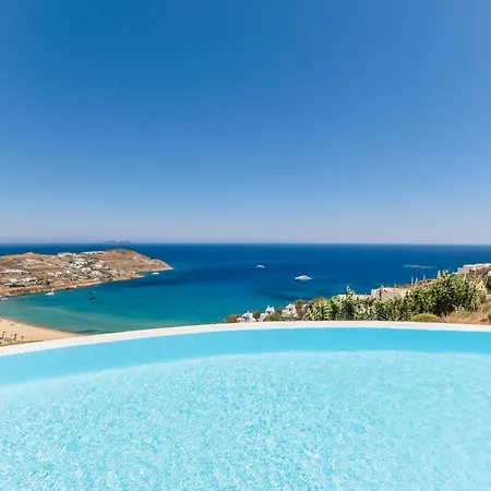 Luxury With Stunning Views Above Kalo Livadi Vila *